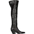 thumbnail image 5 of Sam Edelman Julee Dark Espresso Rounded Wedge Heeled Over The Knee Fashion Boots (Dark Espresso, 8), 5 of 6
