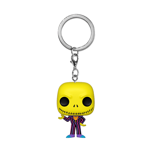 Funko Pop! Keychain: The Nightmare Before Christmas Blacklight - Jack