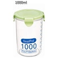 thumbnail image 2 of CNKOO Clearance!  Glass Storage Containers With Lids Kitchen Storage Box Sealing Food Preservation Plastic Fresh Pot Container  Pink, 2 of 7
