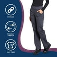 thumbnail image 3 of Cherokee Workwear Professionals Women's Scrubs Pant Mid Rise Straight Leg Pull-On Cargo WW170, 3 of 6