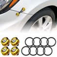 thumbnail image 1 of Rolling Gears JDM Bumper Quick Release Front Rear Bumper Fasteners, 4 Piece (Gold), 8 x O-Ring, 1 of 4