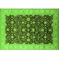 thumbnail image 1 of Ahgly Company Indoor Rectangle Oriental Green Traditional Area Rugs, 7' x 9', 1 of 4