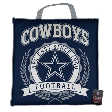 NFL Dallas Cowboys 14x14x1.75 Inch Team Color Cushion with Handle and Polyurethane Internal Pad
