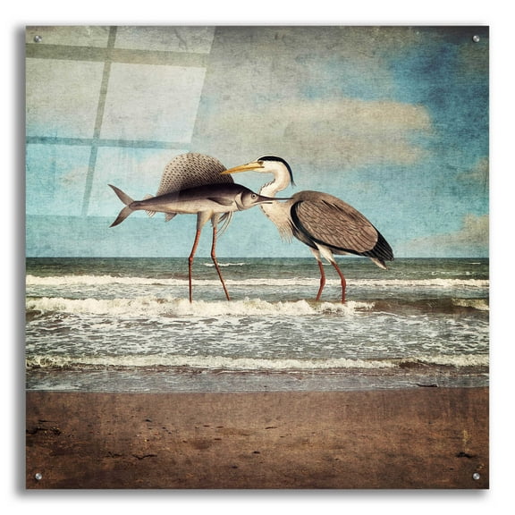 Epic Art 'What Would I Do For Love' by Paula Belle Flores, Acrylic Glass Wall Art, 36"x36"