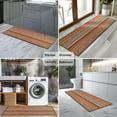 thumbnail image 2 of Orange Ethnic Stripe Pattern Kitchen Rug Mat,Kitchen Runner Rugs Non Skid Washable,Decorative Kitchen Floor Mats for Kitchen,Sink,Laundry,17"X47", 2 of 5