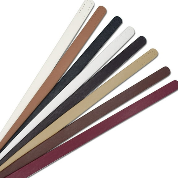 Luxshiny 2 Pieces Thick White Handbag Straps Replacement Handles for Tote Bags and Clutch Accessories