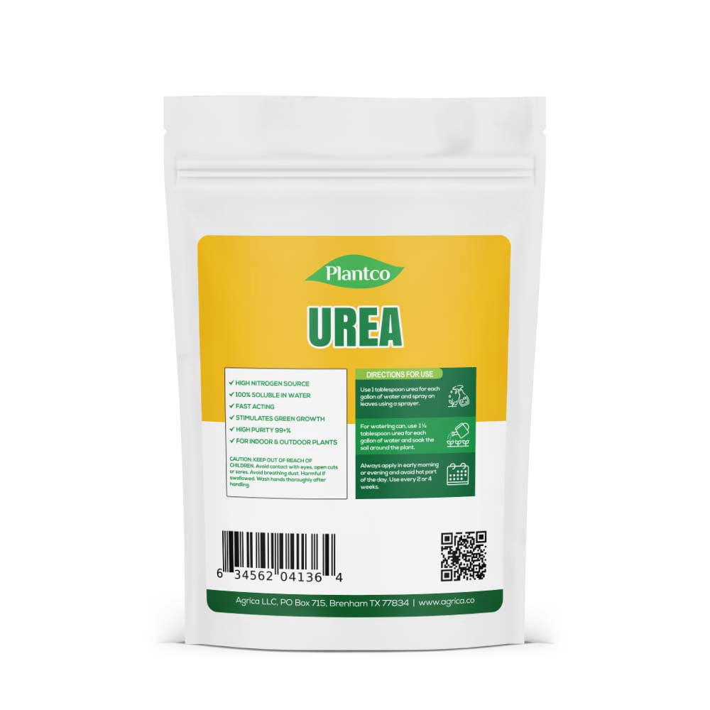 Plantco Urea Fertilizer 46-0-0 - Spray Grade, Water Soluble  Plant Food for Indoor & Outdoor Plants | Makes 36 Gallons of Foliar Spray and Liquid Urea Fertilizer