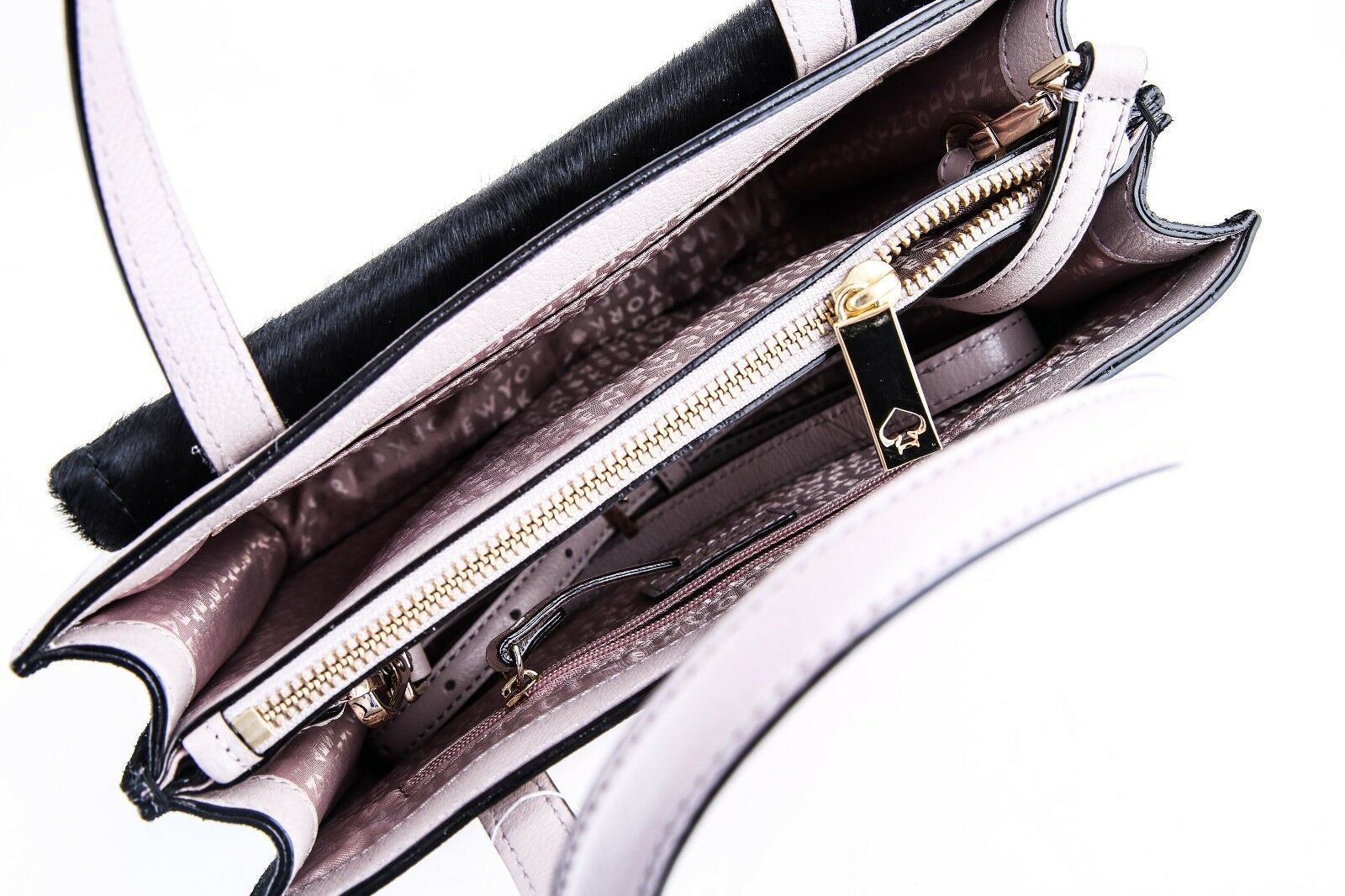 Kate Spade SMALL ZARINAH Hyde Place Leather/Calf Hair Satchel Bag Handbag $429
