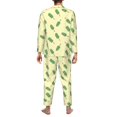 thumbnail image 5 of Mens Pajamas Set - Cactus Popsicle Comfy Long Sleeve Button Up Pajama Sets for Men 2 Piece, Soft Sleepwear Nightwear Pjs Lounge Sets for Men with Pockets, 5 of 5