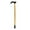 Golden, variant on Sportteer Walking Stick Anti-Skid Walking Stick Walking Stick with Ergonomic Handle: 2 Section Length Adjustable Stable -Skid Crutch Hiking Cane for Women Men