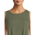 thumbnail image 4 of Time and Tru Women's Ribbed Swing Tank Top, Sizes S-XXXL, 4 of 5