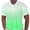 Green, variant on Men's T-Shirts Gradient Short-Sleeve Collared Button-Down Pullover,Sizes M-3XL