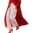 thumbnail image 6 of Shihyeh Women's Wide-Leg High-Waist Pants Front Seam Pocket Tailored Dressy, 6 of 6