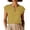 Yellow, variant on Women's 2026 Summer Cotton Linen Thin Crew Neck Flutter Short Sleeve Pullover Top, Casual Loose Fit Blouse for Daily Summer Outfits, Breathable and Lightweight Yellow M