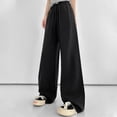 thumbnail image 2 of Sweatpant for Girls Adjustable Drawstring Casual Pants Girls Solid Pants Athletic Clothes Trendy Clothes for Teen Girls 10-11 Years Girls Fashion, 2 of 6