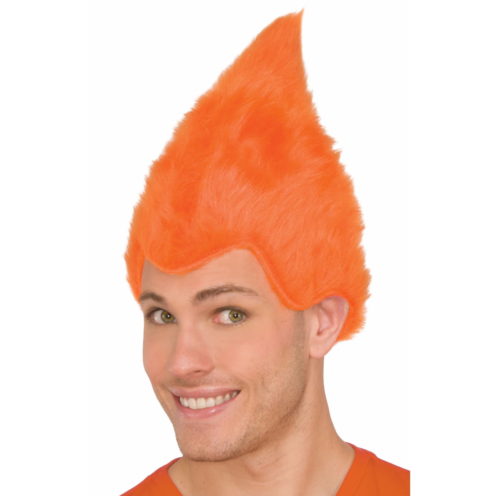 fuzzy orange hat