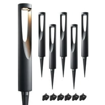 EDISHINE Low Voltage Landscape Lights, Outdoor Pathway Lighting CRI 80, 6 Pack