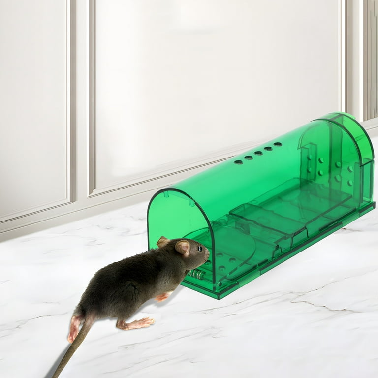 Mouse Trap,WWW Indoor Traps Non-Lethal Live Traps Animal Rodent Trap  Release Reusable - 2 Pack 
