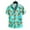 Blue, variant on ALLLIST Short Sleeve Shirts for Men Collared Casual Big And Tall Button Down Shirts Floral Blue Mens Clothes