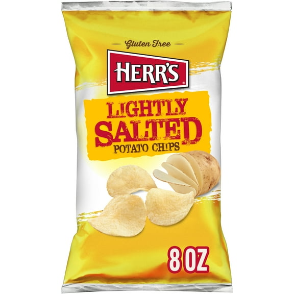 Herr's Lightly Salted Potato Chips 8oz