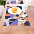 thumbnail image 5 of XMXT 6 Pcs PVC Woven Placemats, Colorful Geometric Artistic Shapes Stain Resistant Anti-Skid Place Mats for Dining Table, 12 x 18 inches, 5 of 6