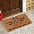 thumbnail image 5 of shyuyusa Funny Doormat Indoor Outdoor Home Front Porch Rugs Bedroom Entrance Patio Decoration Supplies Indoor Outdoor Home Front Porch Rugs Bedroom Entrance Patio Decoration Supplies, 5 of 8