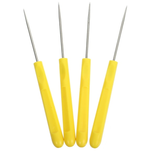 IFANLANDOR 4Pcs Cookie Scribe Tool Royal Icing Steel for Home Bakers 13.00X0.41X0.41in