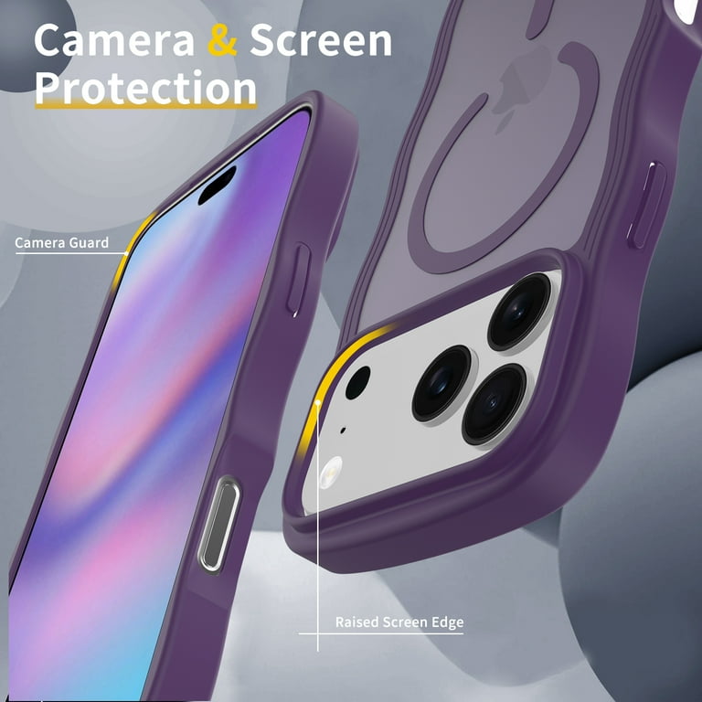 Magnetic Phone Case For IPhone 17 Pro Max With Kickstand Finger