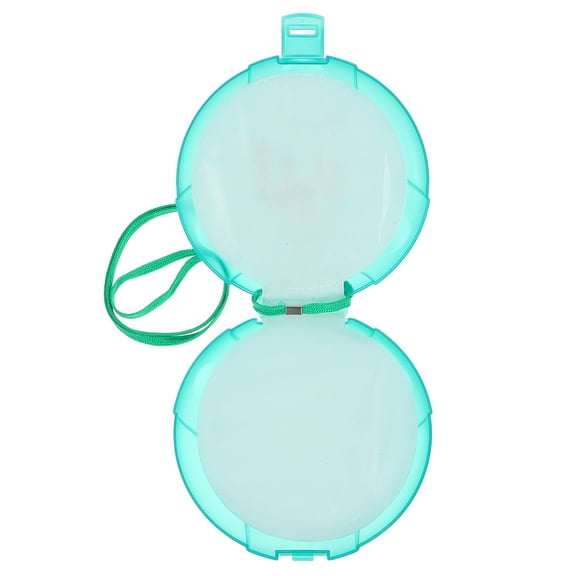 Masteelf CD Storage Bags DVD Storage Organizer Round CD Container Storage Box CD Holder DVD Case Holder Ideal CD DVD Storage Bag Disc Case