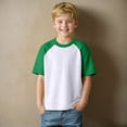 thumbnail image 2 of Gubotare Toddler T Shirts Toddler Baby Boys Crewneck Short Sleeve T-Shirt Baby Summer Solid Tees Shirts,Green 3-4 Years, 2 of 8