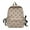 white, variant on Elegant Corduroy Backpack with Bows Book Bag for School and Travel Activities
