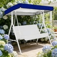 thumbnail image 1 of BotaniNest Outdoor Swing Cover Sun Shade Lightweight 210D Polyester Coating For Porch Patio Garden Swing, 1 of 5