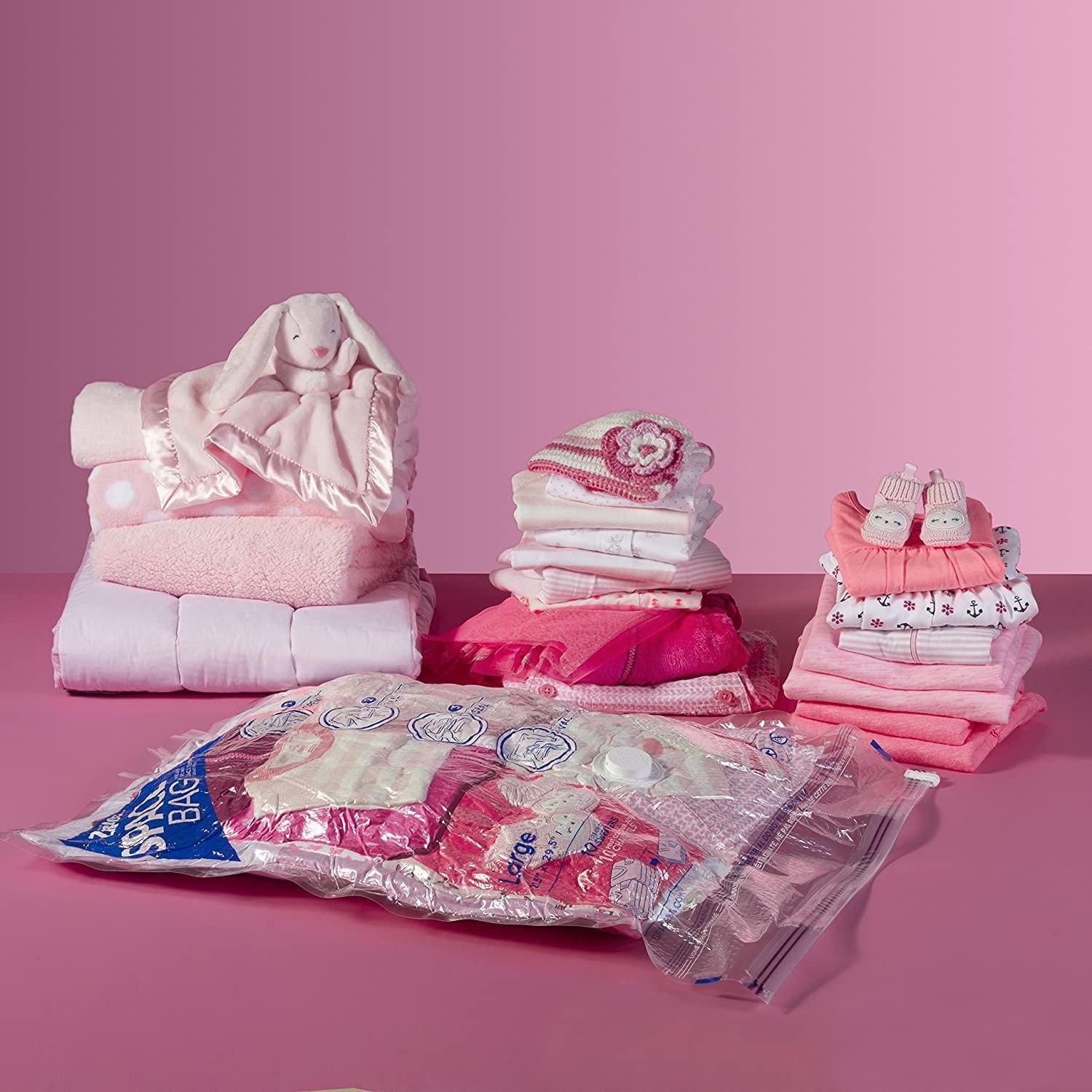 Sacs de Marque Ziploc® Space Bag® 6 sacs variés (2M, 2G, 1TG, 1 Valise)