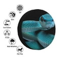 thumbnail image 4 of Rateoe Blue Viper Snake1 Pattern Tire Cover Wheel Protectors Weatherproof Wheel Covers Universal Fit for Trailer Rv SUV Truck Camper Travel Trailers Accessories-14 inch, 4 of 6