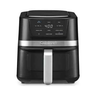 Cuisinart 2.6-Qt Basket Black and Stainless Steel Air Fryer, AIR-80, New