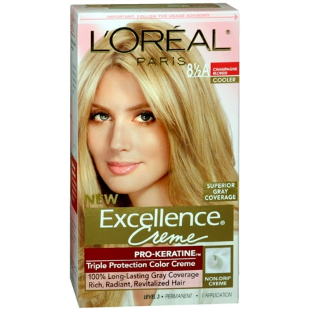 loreal hair color champagne blonde