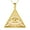 3,Rays of Light Triangle Gold, variant on 925 Sterling Silver Triangle Evil Eye Pendant Necklace for Women Men All Seeing Eye Jewelry