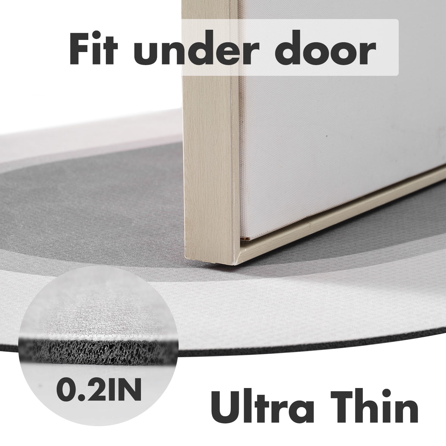 SIXHOME-Bath Rug-Quick Dry Absorbent Rubber Backed Thin Bathroom Rugs Fit  Under Door-Bath Mats for Bathroom Floor Mat in Front of Sink-Shower Rug