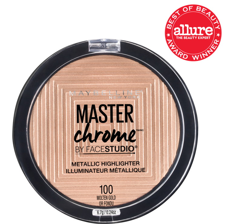 Maybelline Facestudio Master Chrome Metallic Highlighter Makeup, Molten Gold, 0.24 oz - image 15 of 15