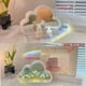 thumbnail image 2 of DIY Tulip Night Light, Cloud Mirror Simulation Flower Bedroom Sleeping Table Lamp, Home Decoration, Room Decor for Teen Girls, Light (Blue), 2 of 4