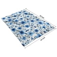 thumbnail image 4 of Pioneer Flower Floral Print Pattern Blanket,Comfortable Soft Flannel Throw Blanket,All Season,Warm Lightweight Blankets for Sofa Bed Couch Living Room Chair,40"x50", 4 of 4