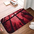 thumbnail image 5 of 1pc Zombie Hands in Jail Absorbent Non-Slip Bathroom Thickened Flannel Rug Decor,Soft,Quick Drying,Suitable For Indoor/outdoor Use,Bathrooms,Bedrooms,Kitchens,Terrace,Laundry Rooms,16"x24", 5 of 9