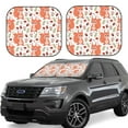 thumbnail image 2 of Uemuo Squirrel And Printed 2 PCS Car Windshield Sun Shade, Auto Sun Heat and UV Rays Blocker, Foldable Automotive Front Window Sunshade Protector, 2 of 7