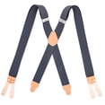 thumbnail image 2 of Bretelles pour Hommes, Bretelles Élastiques Réglables à Dos en X avec Pinces Robustes, Bretelles Mode Confortables pour Pantalons, pour Usage Quotidien, Extérieur, Décontracté, 2 of 4