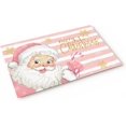 thumbnail image 5 of Snowflakes Front Door Mat Indoor Entrance, Christmas Red Black Plaid Non Slip Doormat Washable Low Profile Inside Rugs for Entryway, 16''''x24'''', 5 of 6