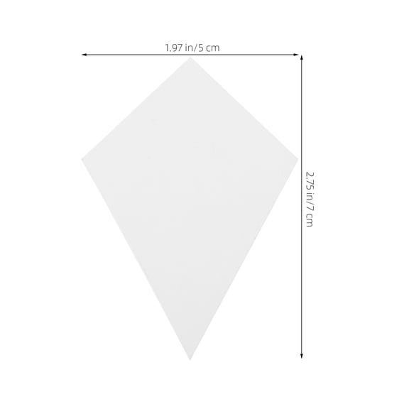OUNONA 100pcs Paper Quilting Templates for Patchwork, Blank Paper Pattern Templates, Sewing Accessories for Beginners and Crafting