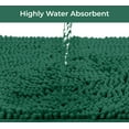 thumbnail image 2 of LuxUrux Extra Soft Plush Bath Rug Green Microfiber Bath Rug, 15 x 23, Super Absorbent, 2 of 8