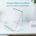 thumbnail image 2 of Boloyo Acrylic Book Stand without Ledge ,6PC Clear Acrylic Display Easel, Transparent Tablet Holder for Displaying Pictures,Books,Music Sheets,Notebooks, Artworks, CDs, etc., 2 of 7