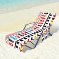 thumbnail image 4 of Beach Chair Cover Pool Lounge Lounger Cover with Side Pockets, 4 of 7