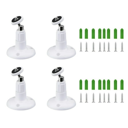JIAHAOO Camera Mounts 4 Pack Indoor Outdoor Use Security Camera Bracket 360 Adjustable Mounting System for Arlo Pro Ultra Arlo HD Arlo Go